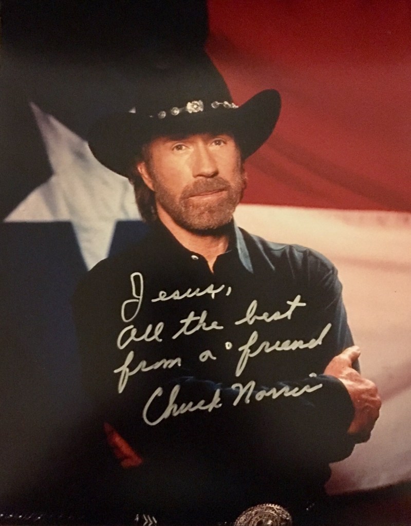 Chuck Norris autograph
